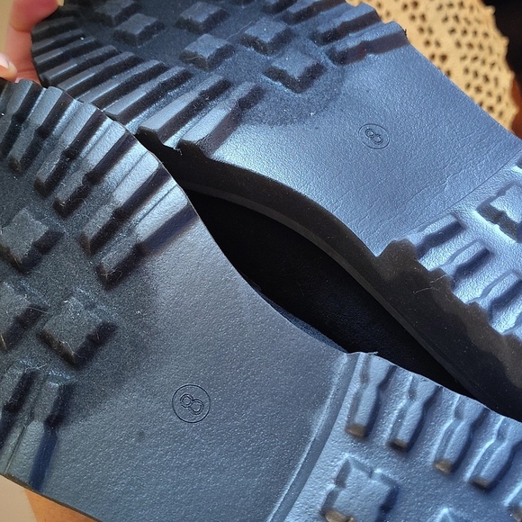 Corkys Hey Girl Loafers Size 8 Black Suede White Stitching NWOB - Picture 6 of 6